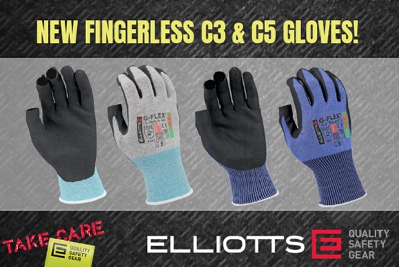 Welcome the G-Flex Dynamax AirTouch C5 Fingerless and C3 T-Touch Lite Fingerless Gloves