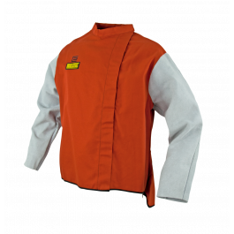 WAKATAC Proban Welding Jacket w/ Leather Sleeves | Elliotts Australia