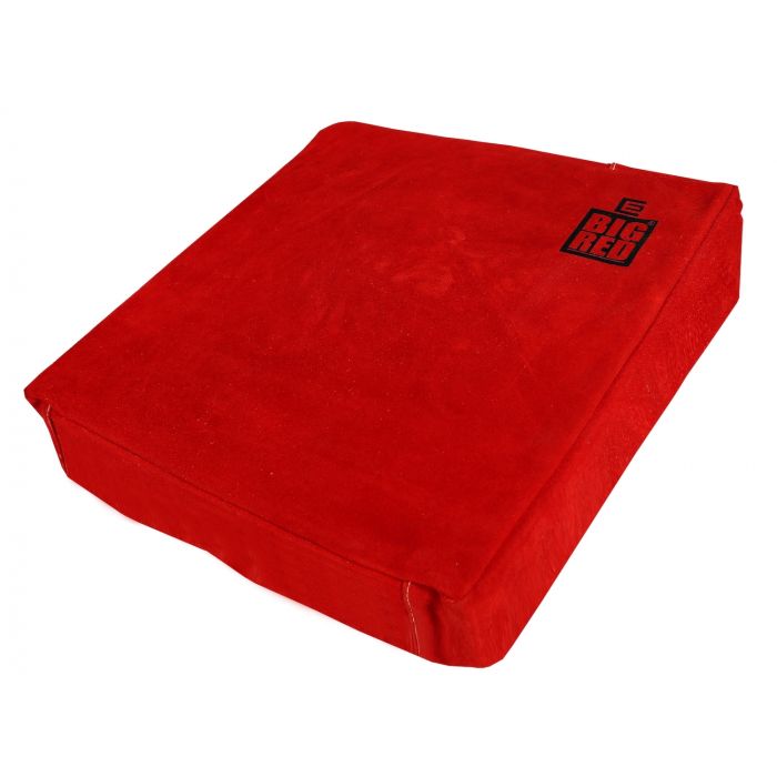 Big Red Leather Welding Cushion Elliotts Australia