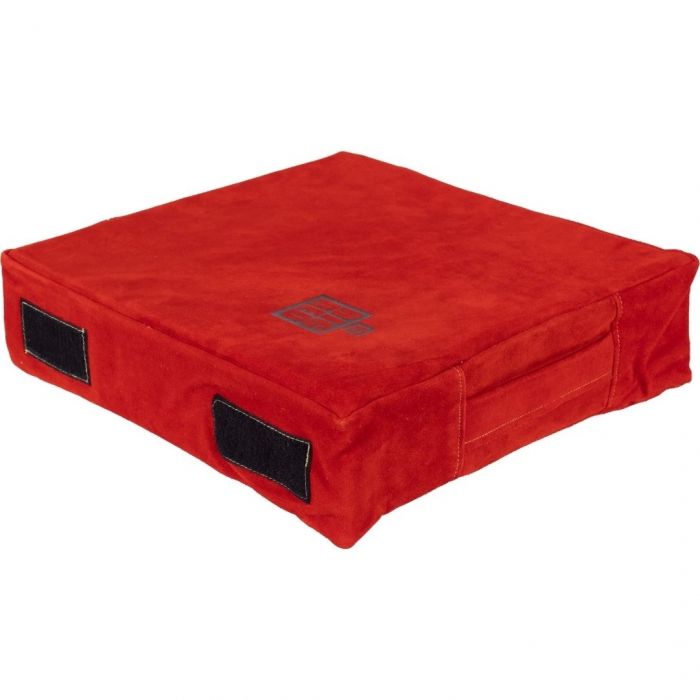 Big Red Leather Welding Cushion Elliotts Australia
