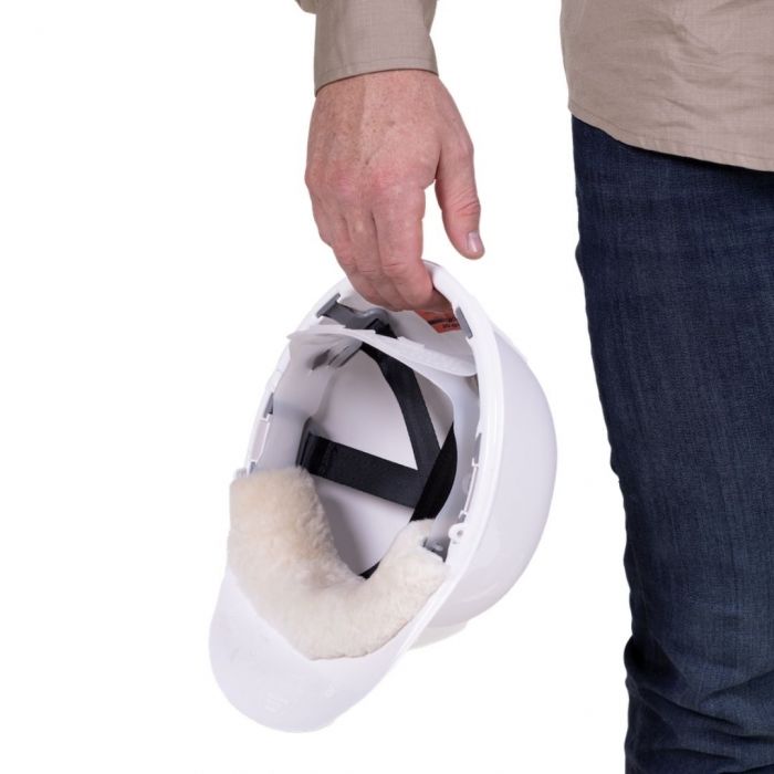 Sweat Band for Hard Hats Sheepskin Leather Elliotts Australia