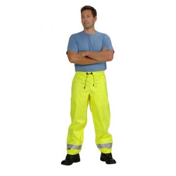Zetel® ZX FRAS Z49 Wet Weather Trousers - Fluoro Yellow with Reflective Trim