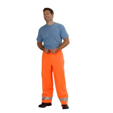 Zetel® XT Z49 Wet Weather Trousers - Fluoro Orange with Reflective Trim
