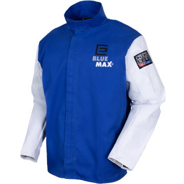Blue Max® Proban® Welders Jacket with Grain Leather Sleeves