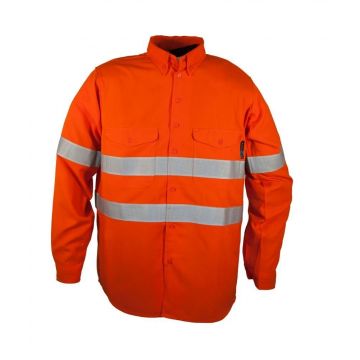 Tecasafe® Plus Ultimate 7.0oz FR Long Sleeve Shirt - Orange