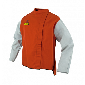 WAKATAC® Proban® Welding Jacket with Chrome Leather Sleeves