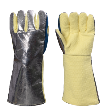 ELLGARD® Aluminised Preox Gloves - Woven Aramid Palm