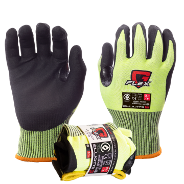 G-Flex® AirTouch Cut-D Cut Resistant Glove - High Vis Yellow Vending Machine Friendly