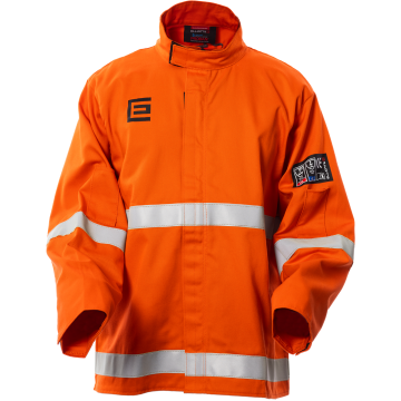 Proban® High Visibility Orange Welding Jacket with Reflective Trim