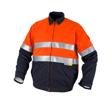 Tecasafe® Plus Internal AR/FR Jacket - Orange/Navy