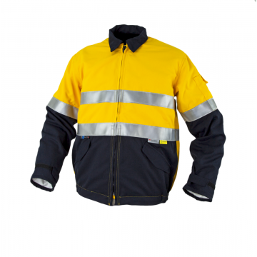 Tecasafe® Plus Internal AR/FR Jacket - Yellow/Navy