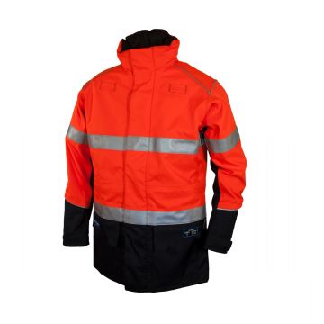 Zetel® ArcSafe® Z59 Wet Weather Jacket - Orange/Navy
