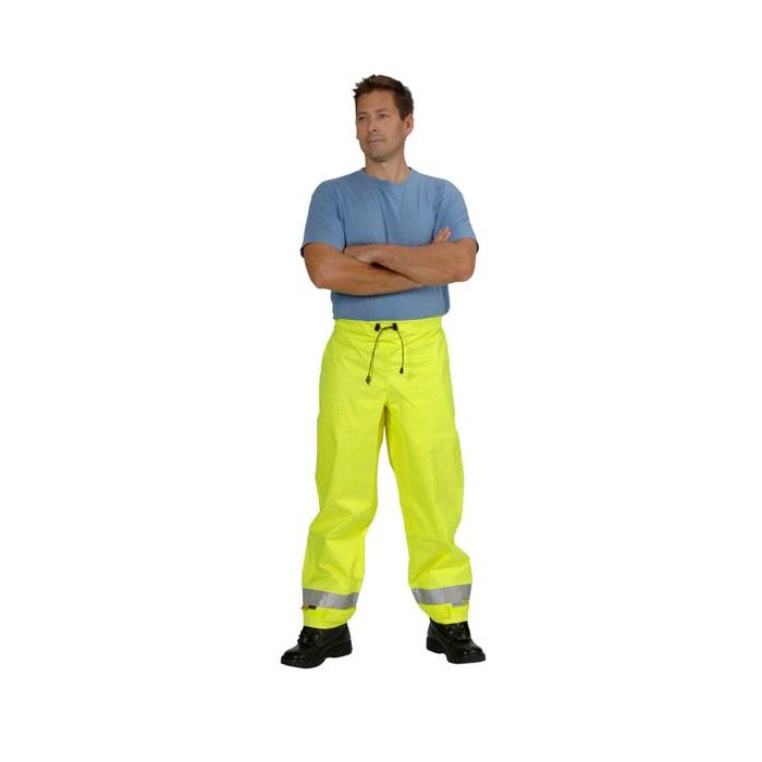 Zetel® ZX FRAS Z49 Wet Weather Trousers - Fluoro Yellow with Reflective Trim main product photo
