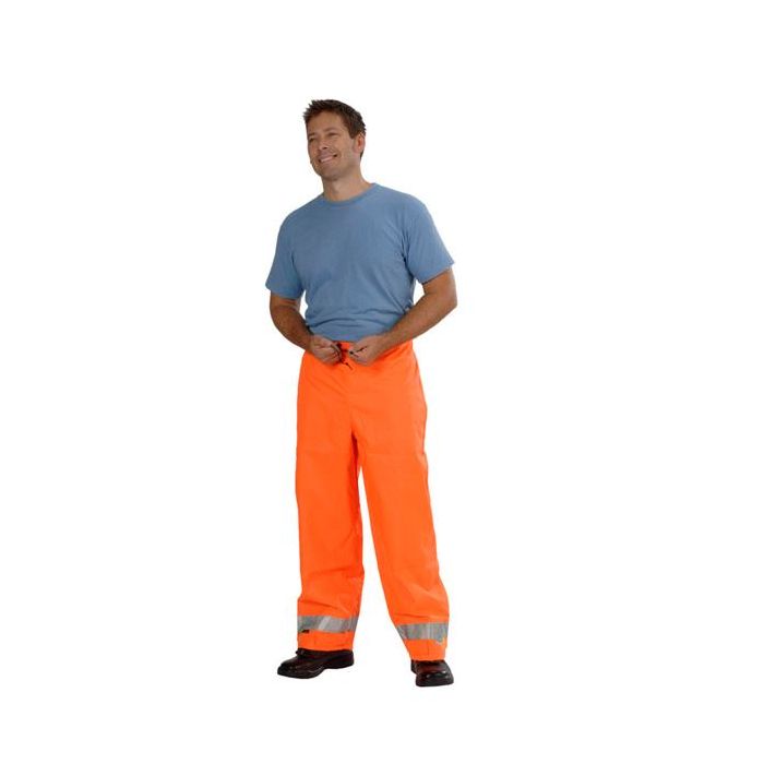 Zetel® XT Z49 Wet Weather Trousers - Fluoro Orange with Reflective Trim main product photo