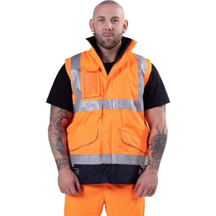 Zetel 4-in-1 Wet Weather Jacket Orange/Navy | Elliotts Australia Zetel 4-in-1 Wet Weather Jacket Orange/Navy | Elliotts Australia
