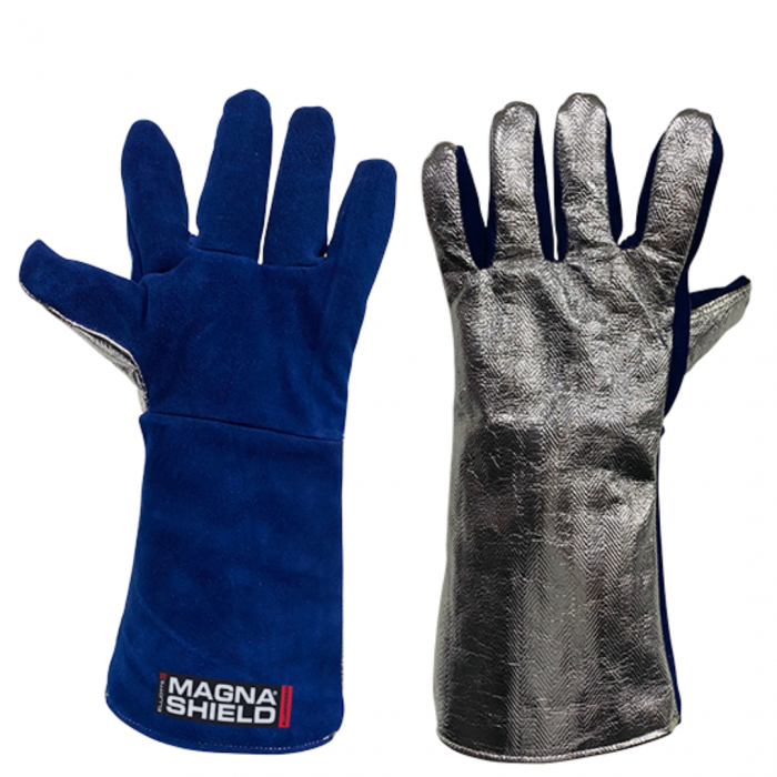 ELLGARD® Aluminised Preox Gloves - Pyrocore Leather Palm main product photo