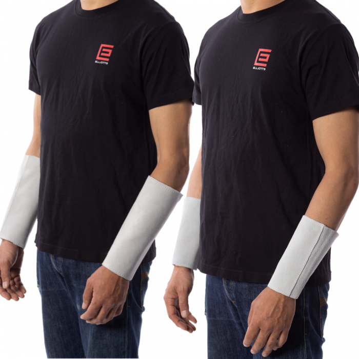 Chrome Leather Wrist Guards main product photo