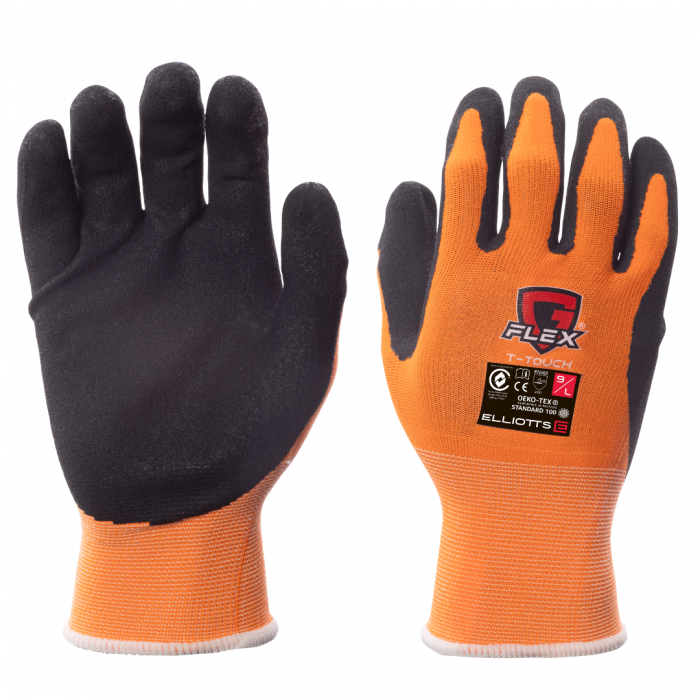 G-Flex® T-Touch Technical Safety Gloves - High Vis Orange main product photo