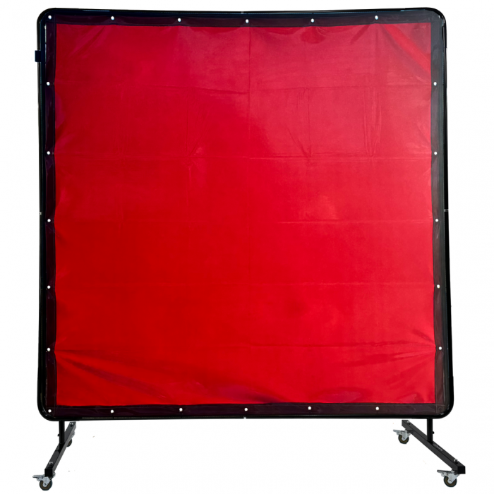Welding Frame & Screen Kit - Red - 1800mm x 2000mm main product photo